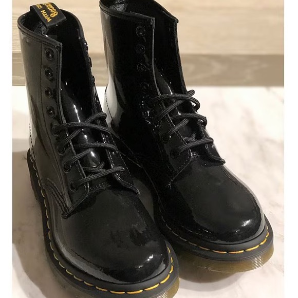 Dr. Martens Shoes - Dr. Martens
Women's 1460 Classic Patent Leather Combat Boots